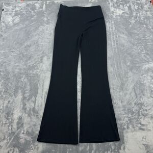 Lululemon Women Groove Super High Rise Flared Pants Nulu Size 8 Black Yoga